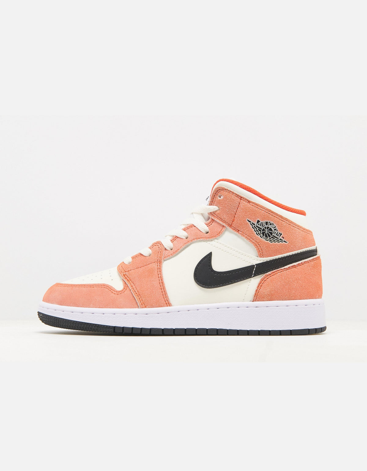 סניקרס Jordan 1 Mid Orange Suede | ג'וניורס