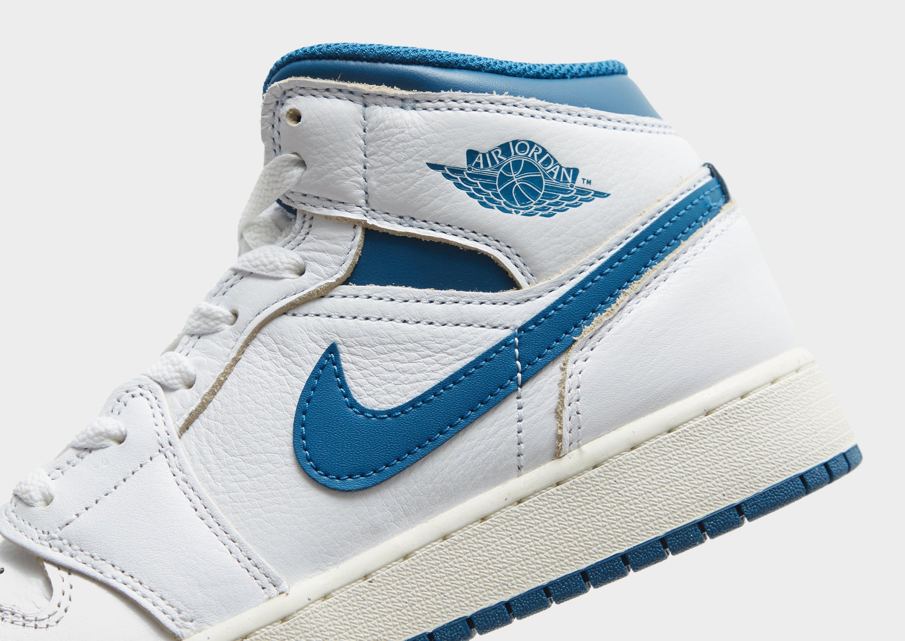 סניקרס Air Jordan 1 Mid SE White/Industrial Blue | ג'וניורס