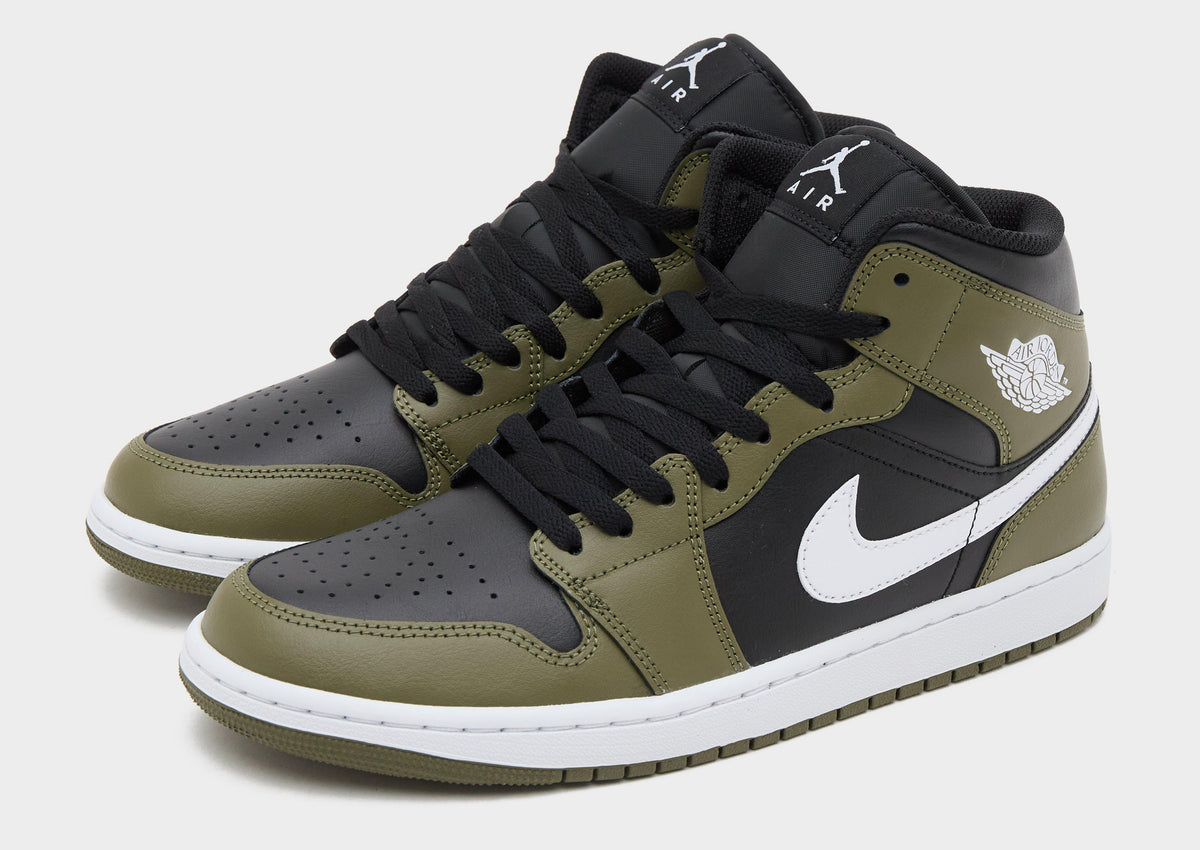 סניקרס Air Jordan 1 Mid Medium Olive | גברים