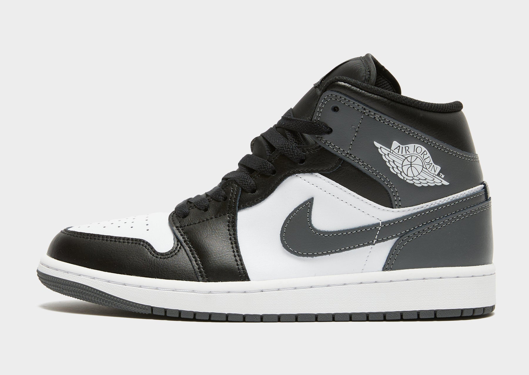 סניקרס Air Jordan 1 Mid Black White Iron Grey | גברים