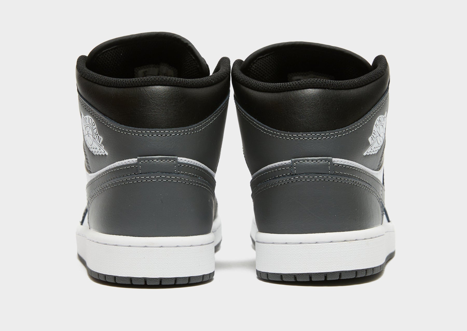 סניקרס Air Jordan 1 Mid Black White Iron Grey | גברים