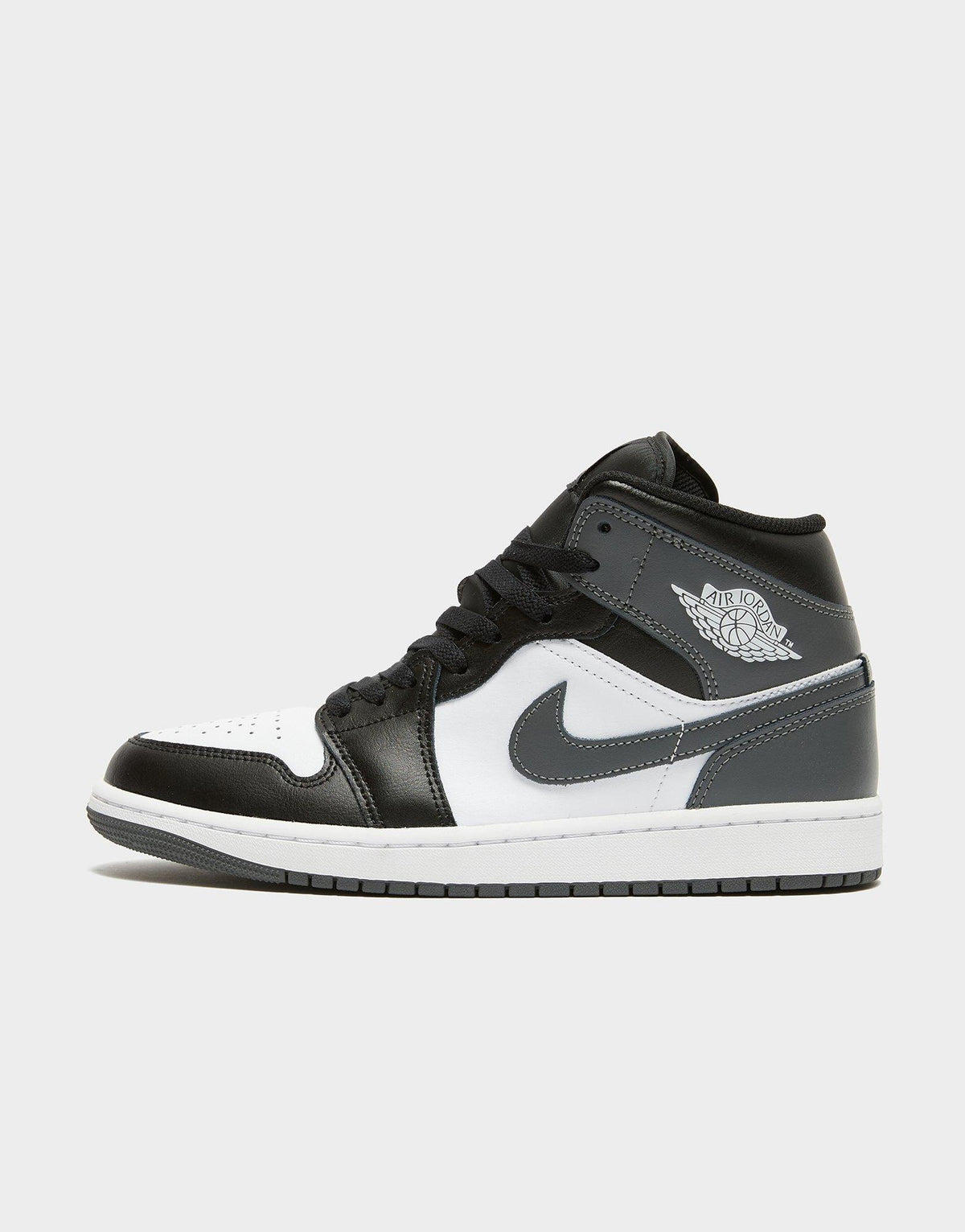 סניקרס Air Jordan 1 Mid Black White Iron Grey | גברים