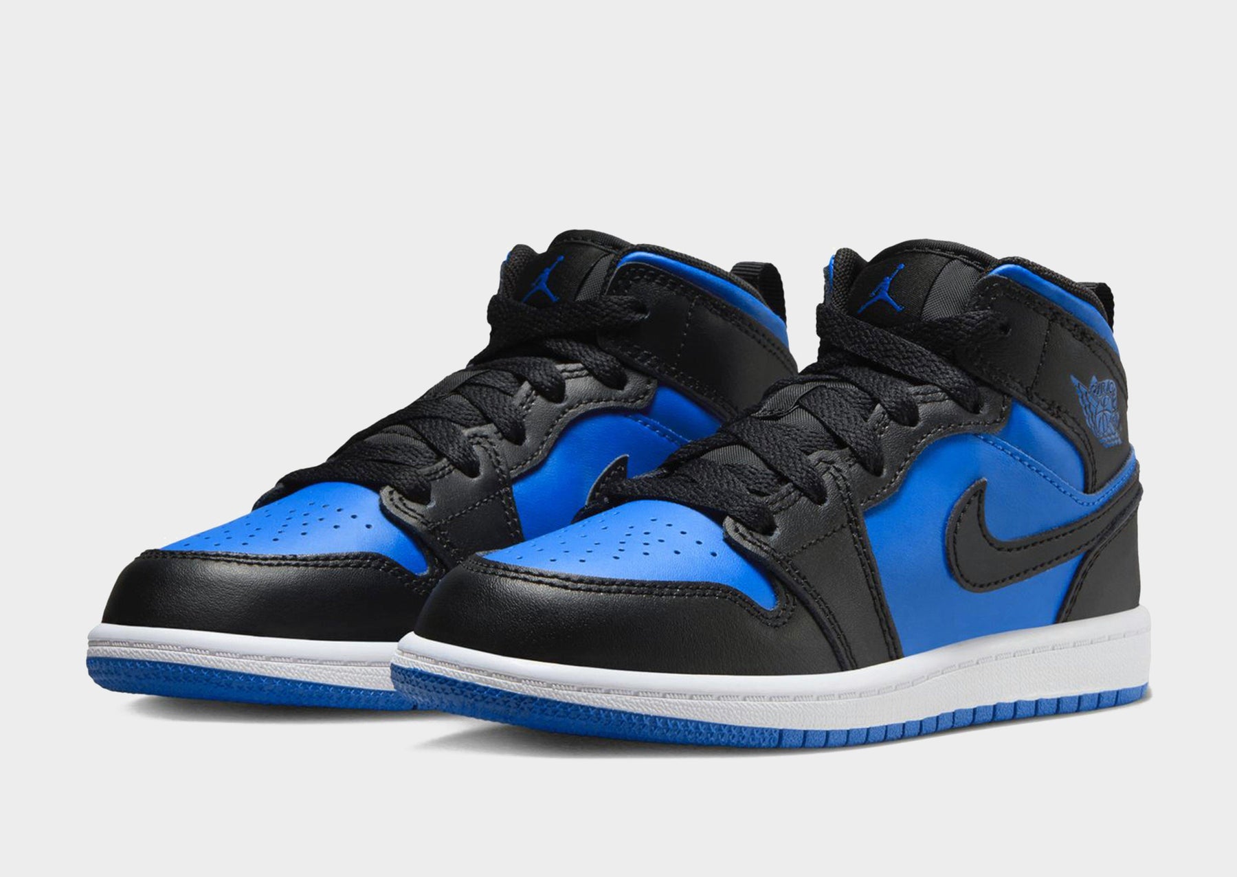 סניקרס Air Jordan 1 Mid Black Royal Blue | ילדים