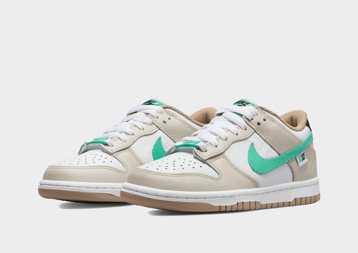 סניקרס Dunk Low Split White Tan Mint | ג'וניורס