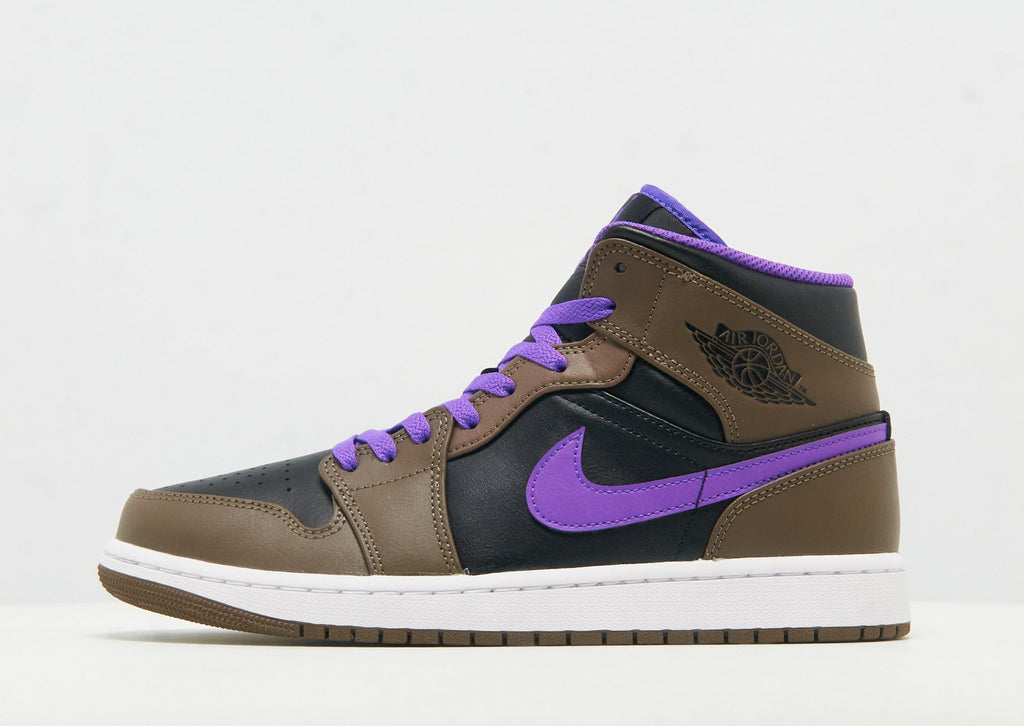 סניקרס Air Jordan 1 Mid Purple Mocha | גברים