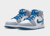 סניקרס Air Jordan 1 Mid Cement True Blue | ילדים