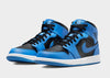 סניקרס Air Jordan 1 Mid University Blue Black | גברים