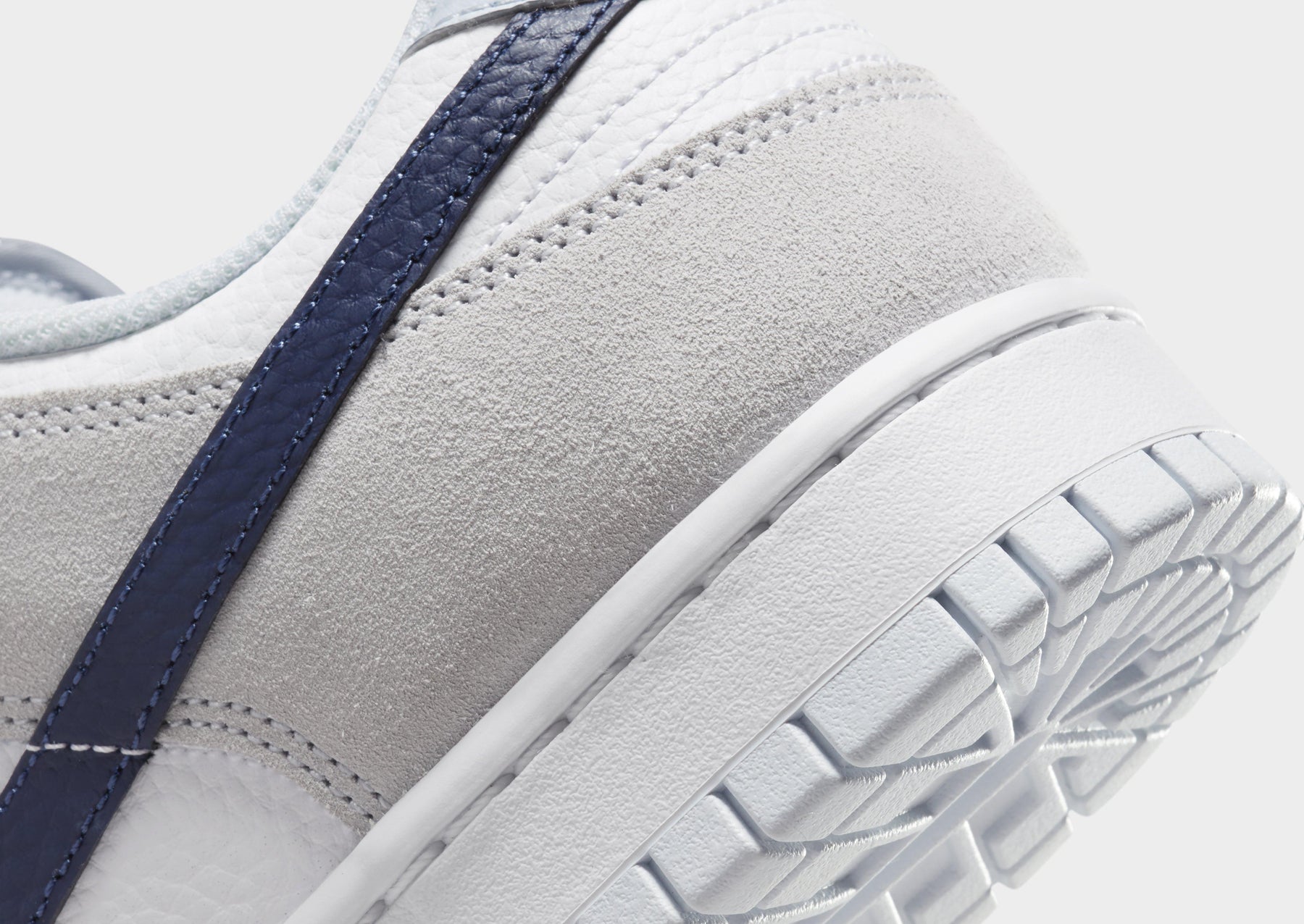 סניקרס Dunk Low Gray/Navy Mini Swoosh | גברים