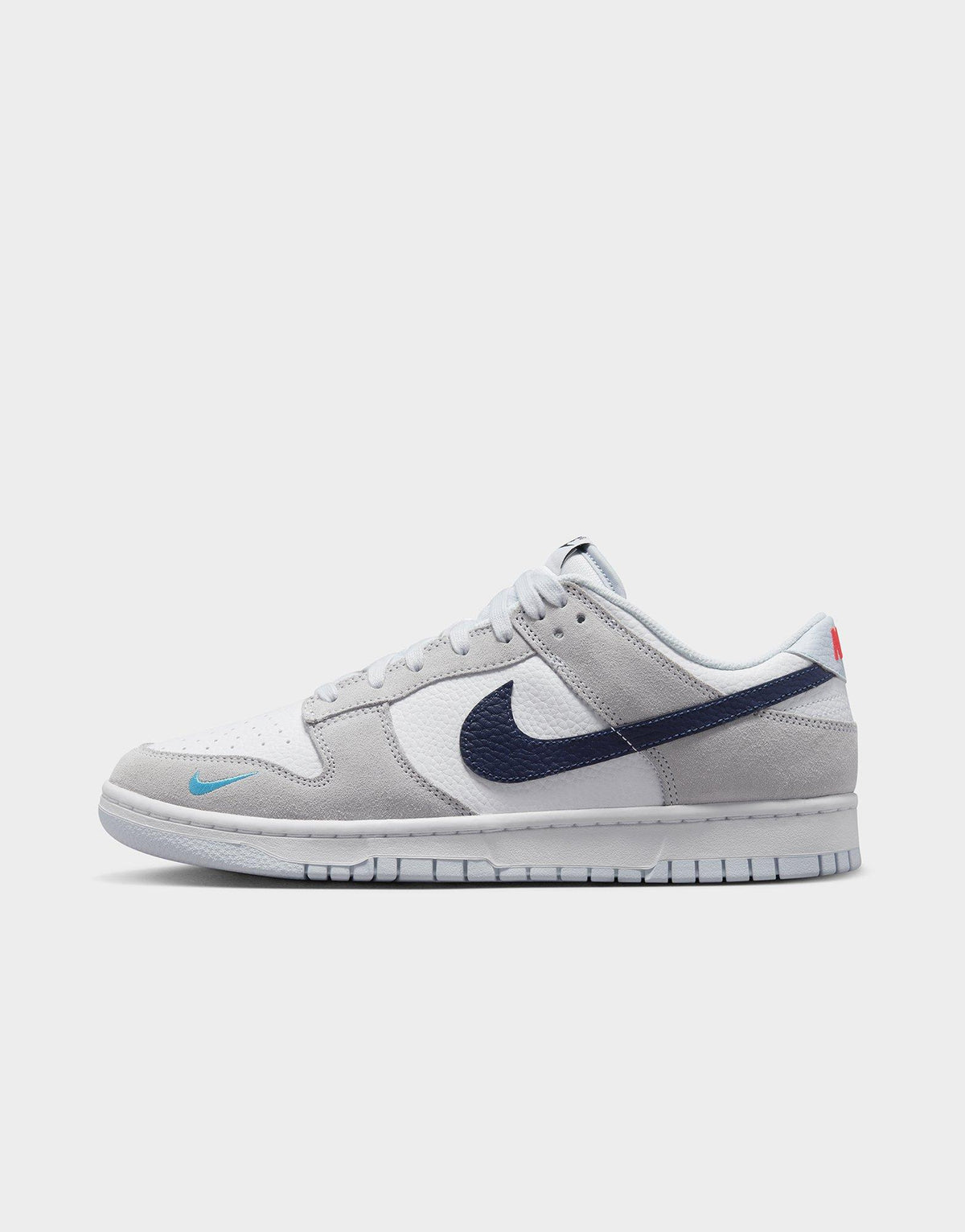 סניקרס Dunk Low Gray/Navy Mini Swoosh | גברים