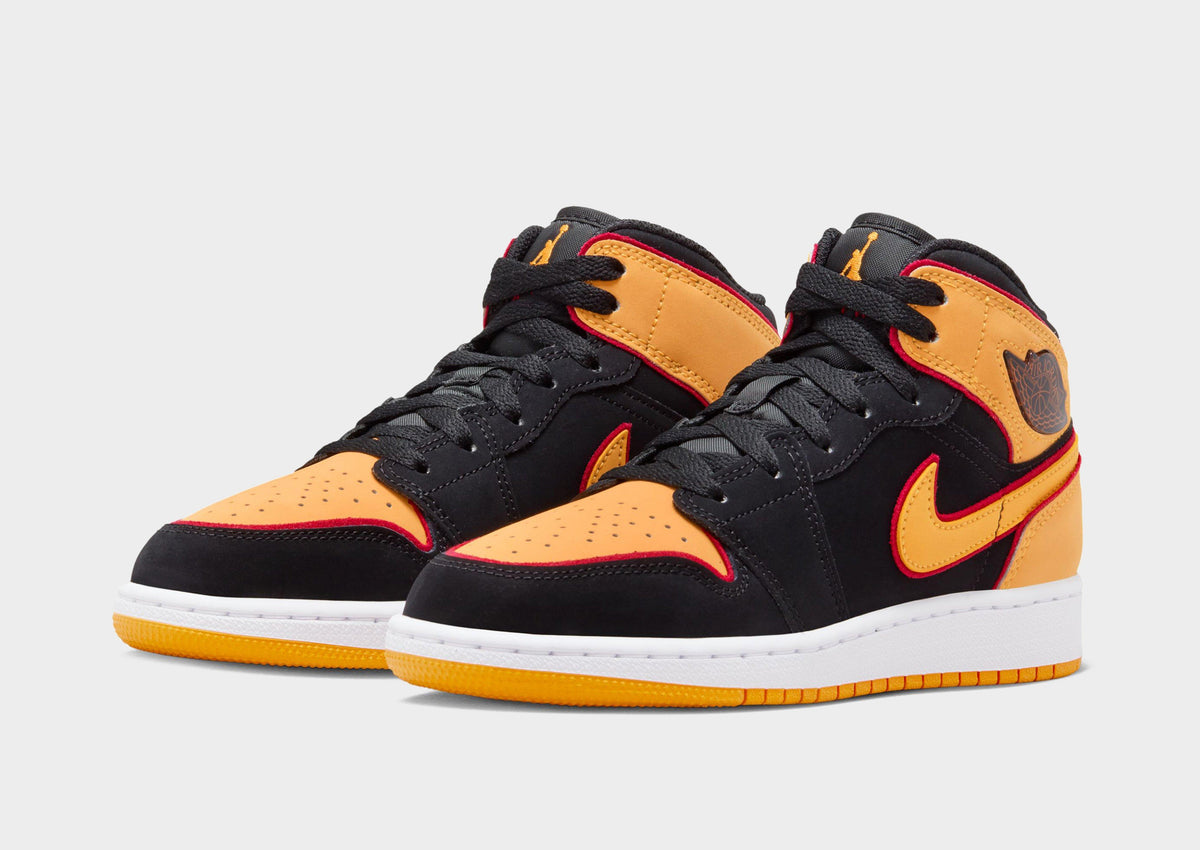 סניקרס Air Jordan 1 Mid SE Vivid Orange | ג'וניורס